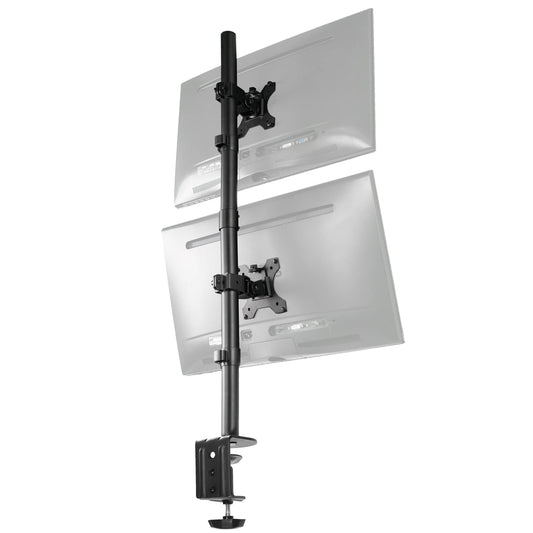 Soporte de Computadora VIVO Negro Ajustable Extra Alto para Monitor Vertical 34 Pulgadas