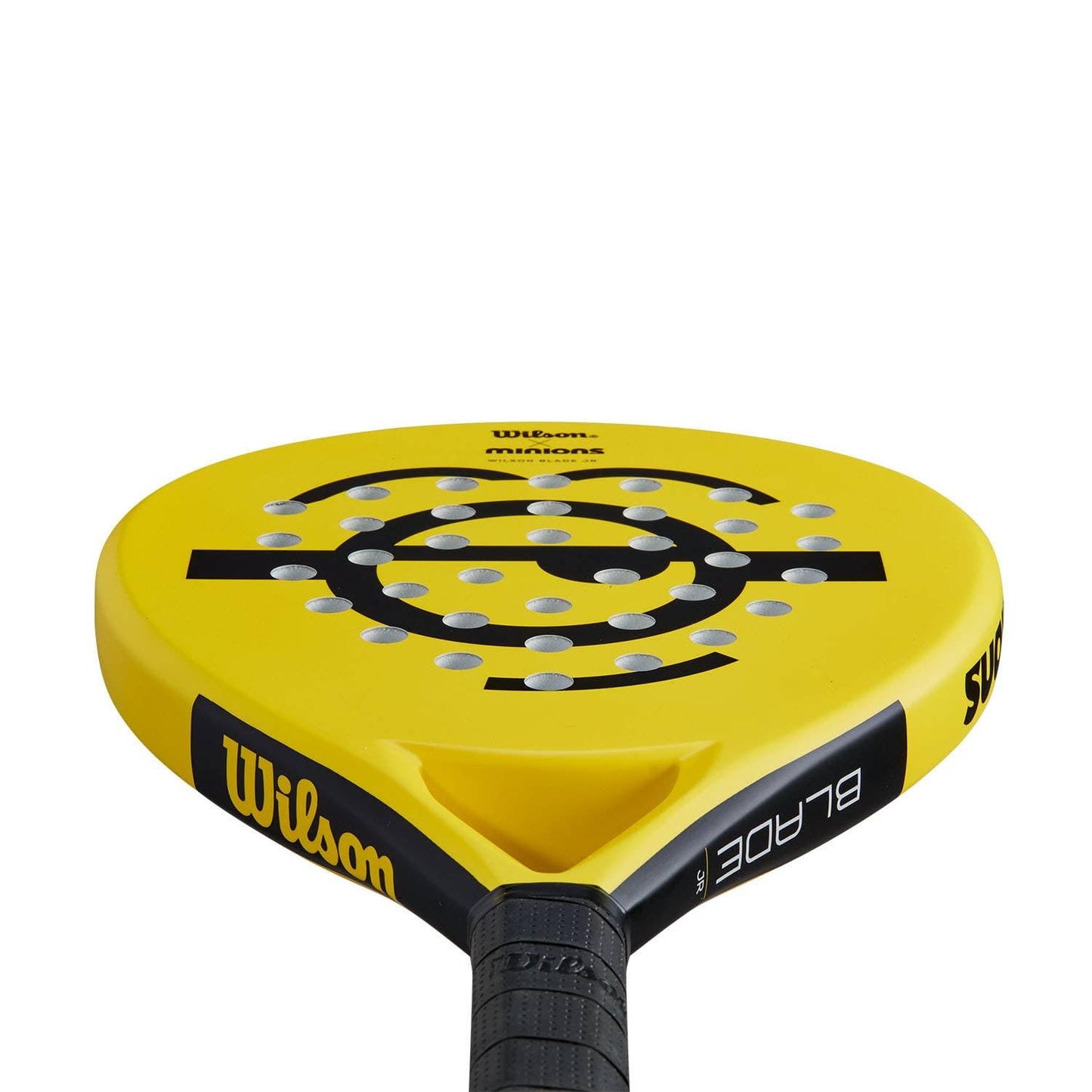 Raqueta de Pádel Wilson Amarillo Negro Fibra de Vidrio EVA para Niños