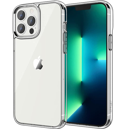 JETech Funda para iPhone 13 Pro 6.1 Pulgadas, Anti-Amarillo Antigolpes Protectora Carcasa, Antiarañazos PC Duro Respaldo (HD Clara)