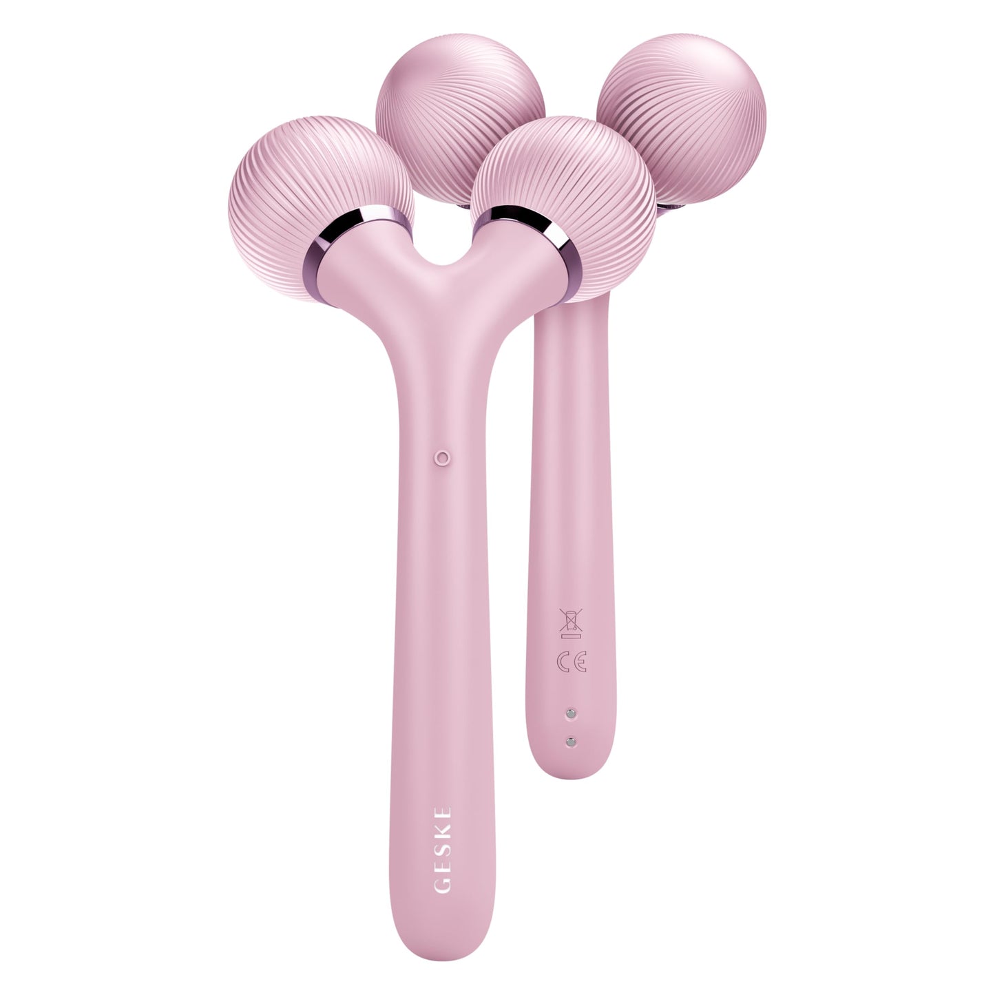 GESKE | Rodillo facial y corporal sónico SmartAppGuided™ | 4 en 1 | rodillo derma | Dispositivo para rostro y cuerpo | rodillo derma | Rodillo facial profesional | Reafirma y define cuerpo y rostro