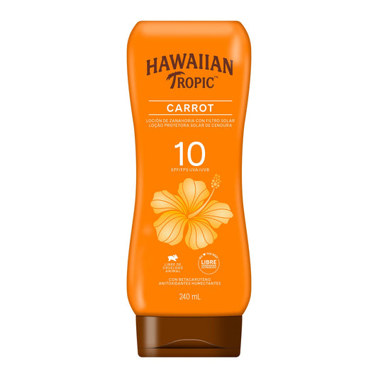 Hawaiian Tropic Carrot Protector Solar 10 FPS Loción de 240ml