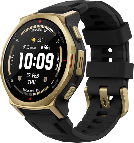 Reloj Inteligente Amazfit T-Rex 3 Pro Zafiro con Linterna y GPS de Doble Banda para Exteriores