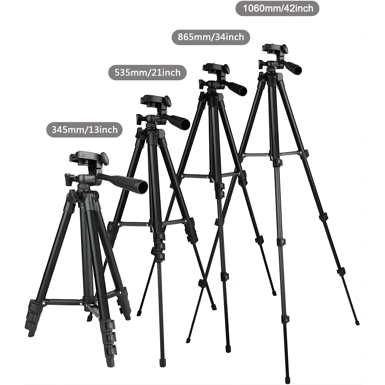 Tripie Estabilizador Celular 106cm con Obturador Remoto Bluetooth y Bolsa de Transporte