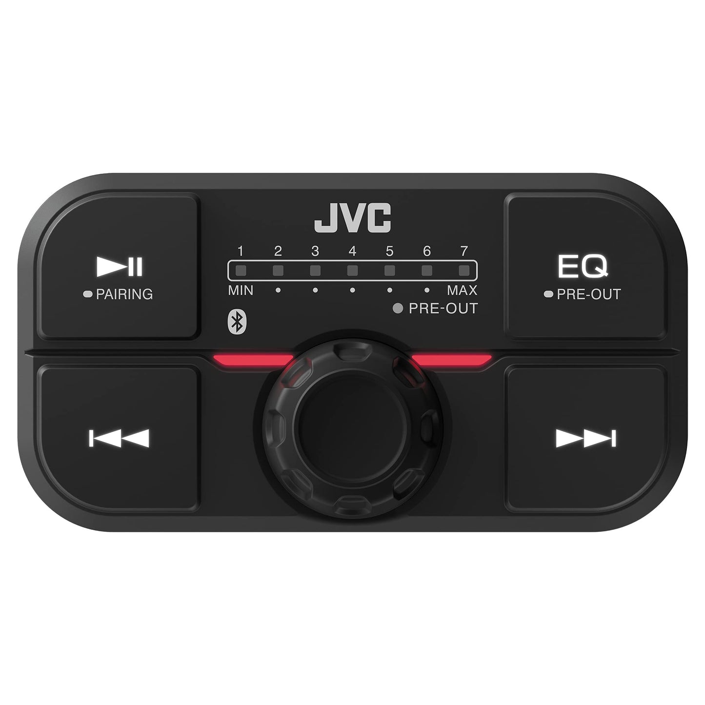 Amplificador Compacto JVC Ks-Dr2104Dbt 600 Vatios Bluetooth resistente al Agua, Polvo y Óxido para Marine, ATV y Powersport