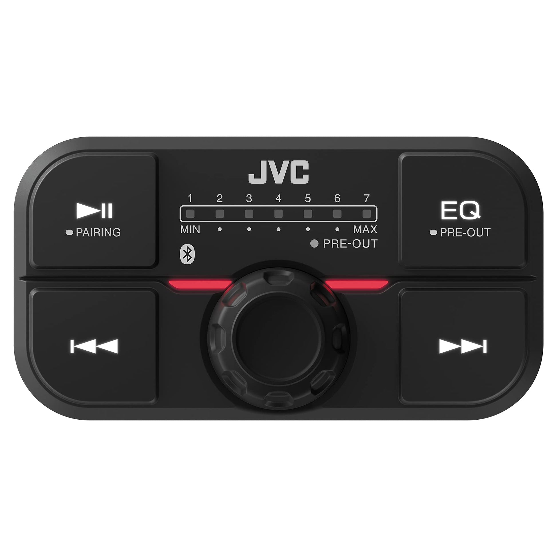 Amplificador Compacto JVC Ks-Dr2104Dbt 600 Vatios Bluetooth resistente al Agua, Polvo y Óxido para Marine, ATV y Powersport