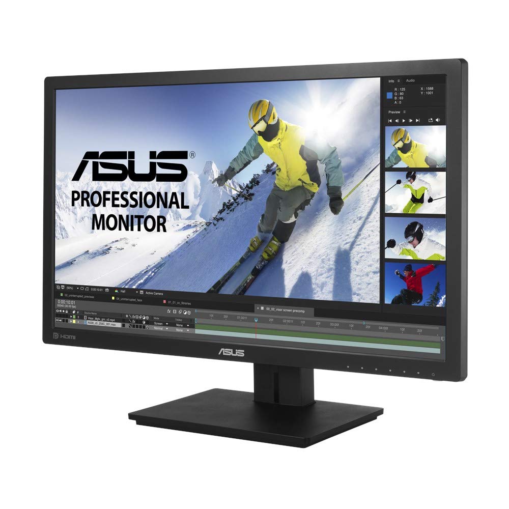 Asus PB278QV 27" Professional Monitor 75Hz WQHD (2560 X 1440) Adaptive-Sync Eye Care DisplayPort HDMI Dual-Link DVI VGA