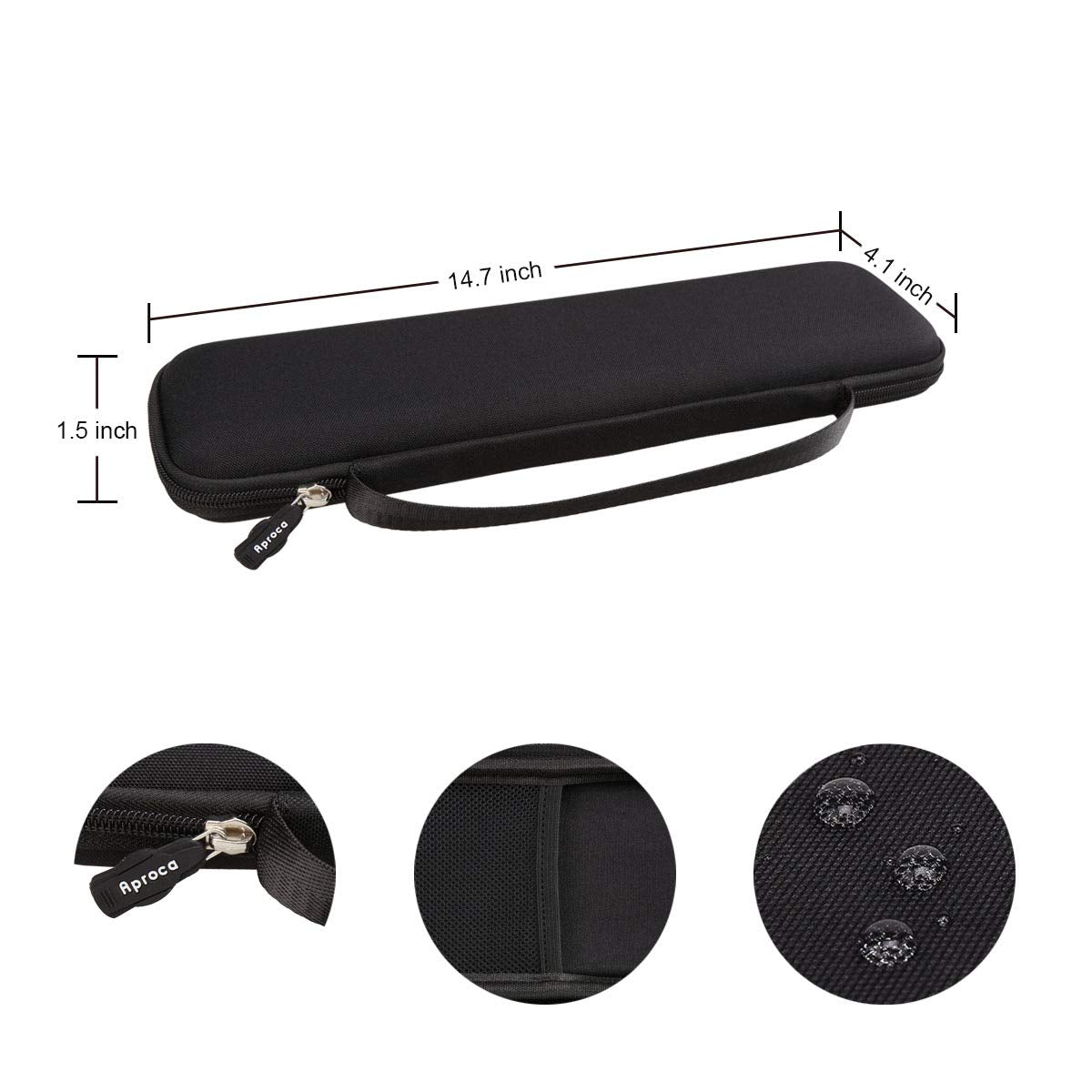 Aproca Funda rígida de viaje compatible con KORG nanoKONTROL2 / NANOKEY2WH / nanoPAD2 Slim Line USB Control Surface / MIDI Pads