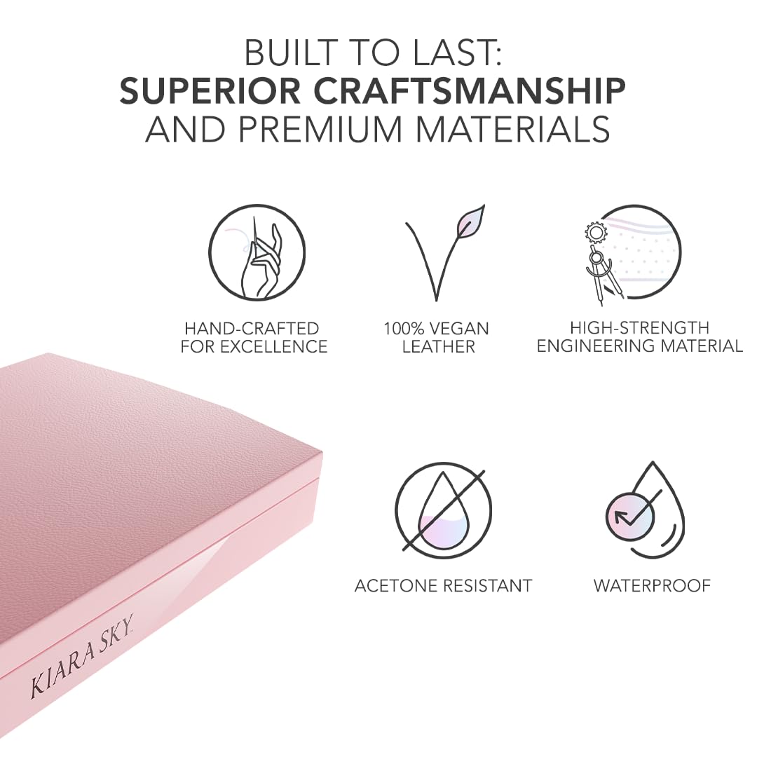 KIARA SKY Kiara Sky Uñas Profesionales Reposabrazos Para Estaciones De Técnico De Manicura Y Pedicura - Resistente A La Acetona E Impermeable
