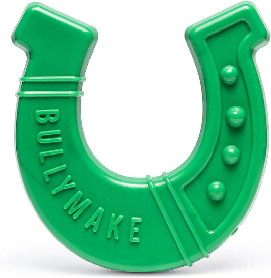 BULLYMAKE Juguete de Nailon para Perros de Herradura, para masticadores Resistentes, Fabricado en Estados Unidos