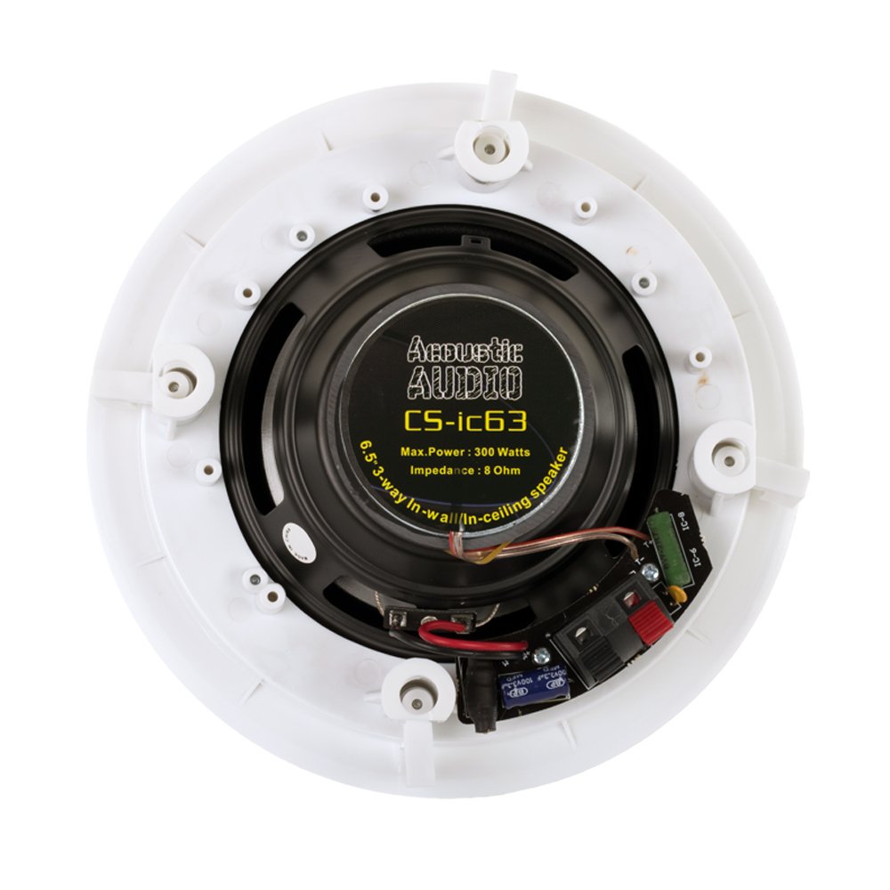 Acoustic Audio CS-IC63 - Juego de 5 Altavoces para Cine en casa (1500 W, CS-IC63-5S)