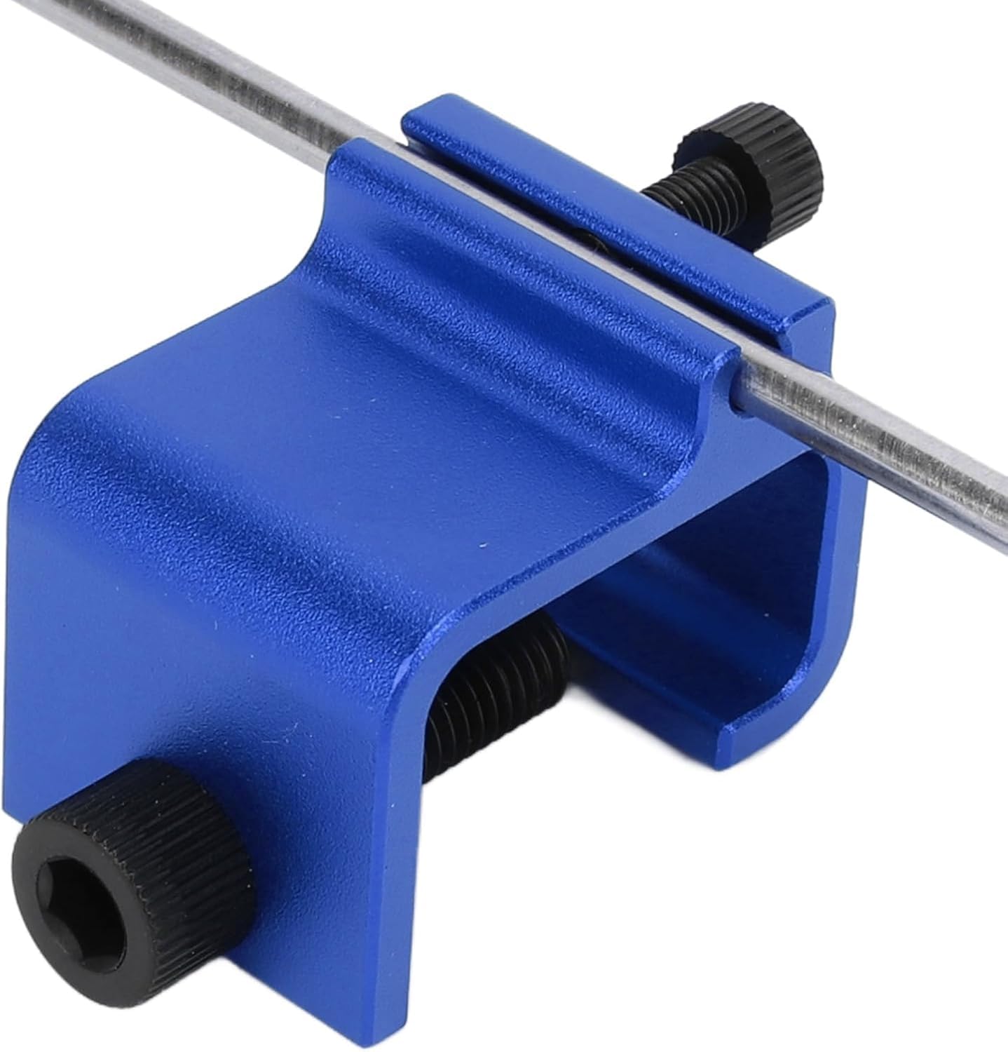 LimCryspp Herramienta de Alineación de Cadena de Motocicleta, Aleación de Aluminio, Herramienta de Alineación de Cadena Rápida y Fuerte, Fácil de Usar, Reparación Eficiente para (Azul)
