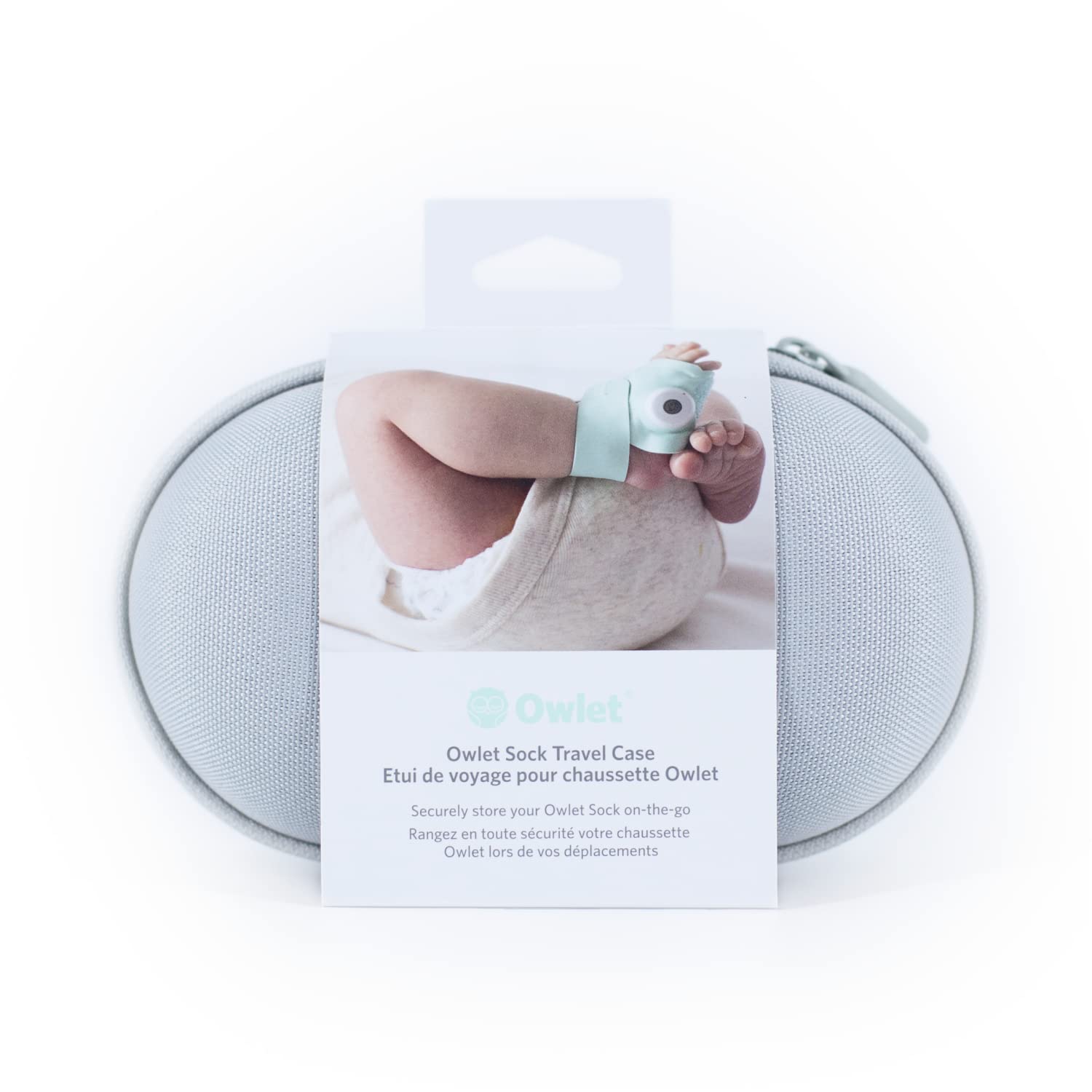 Funda de Viaje Owlet Dream Sock verde para Monitor de Bebé Segura y Organizada