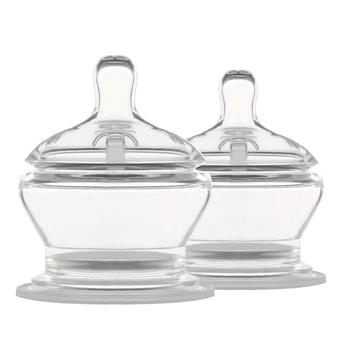 Pezones de Flujo Lento PopYum Transparente 2-Pack