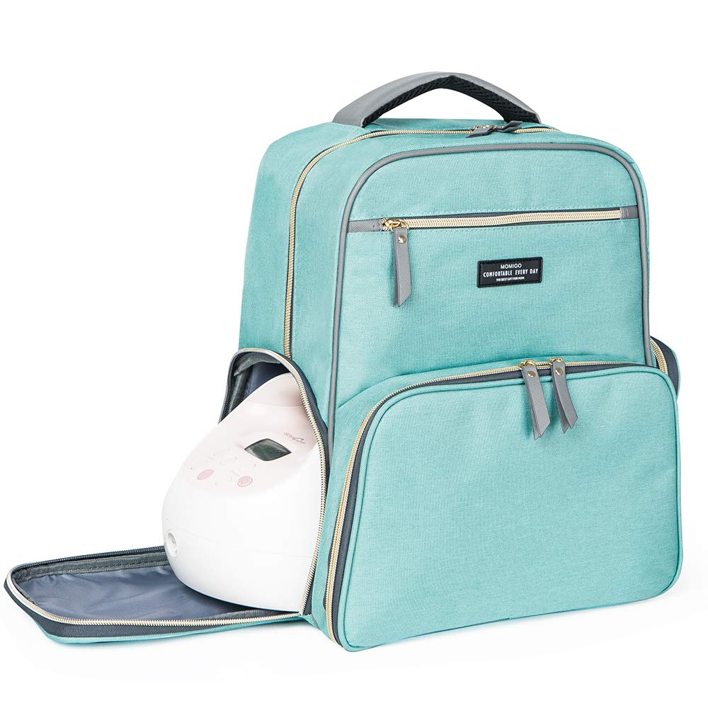 Mochila de extracción de leche para pañales, mochila multifunción para trabajo al aire libre con bolsillo aislante, forro polar verde con licencia oficial de star wars silent one crew., L