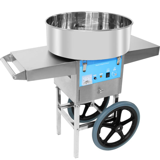 GUTSTARK Maquina Algodon Azucar Comercial Ruedas 110v 1000w Cotton