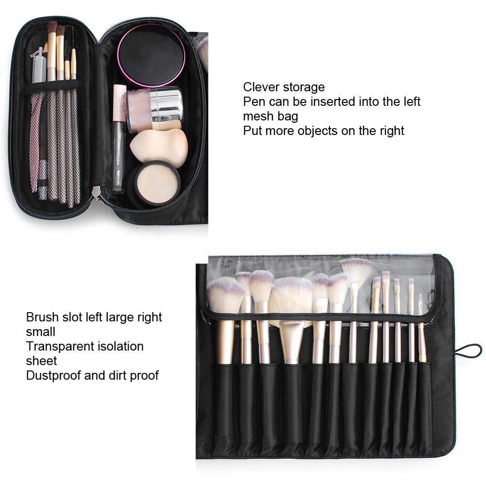 Bolsa de Pincel de Maquillaje Portátil Bolsa de Almacenamiento de Herramientas Cosméticas Plegables de Moda Bolsa de Lavado para Lápiz Labial Crema Brocha de Maquillaje