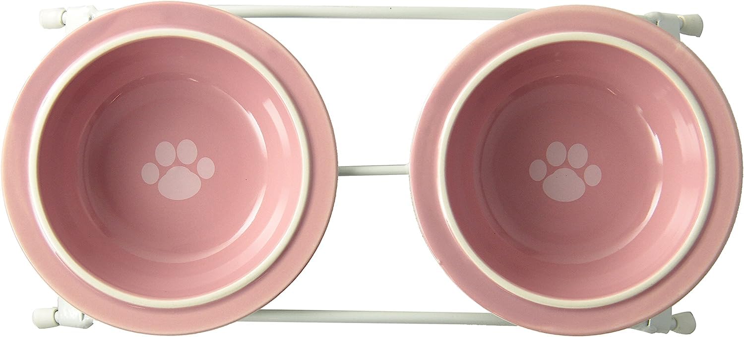 Comedero para Mascotas Petrageous Designs Rosado 5 Pulgadas