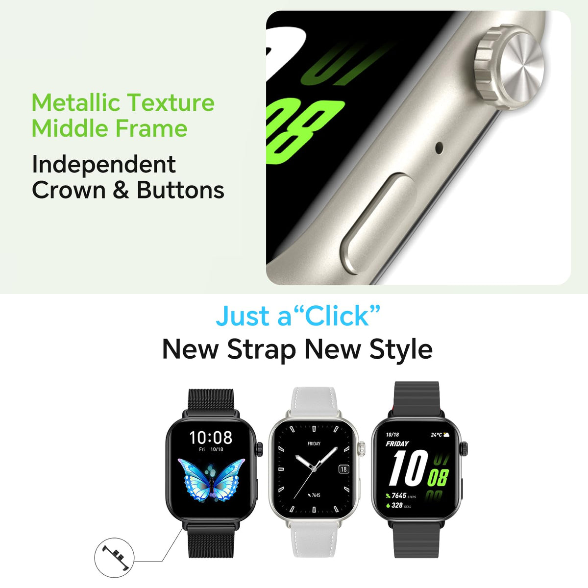 Smartwatch HONOR Choice 2i Negro 1.85 Pulgadas AMOLED 14 Días Autonomía para Hombre