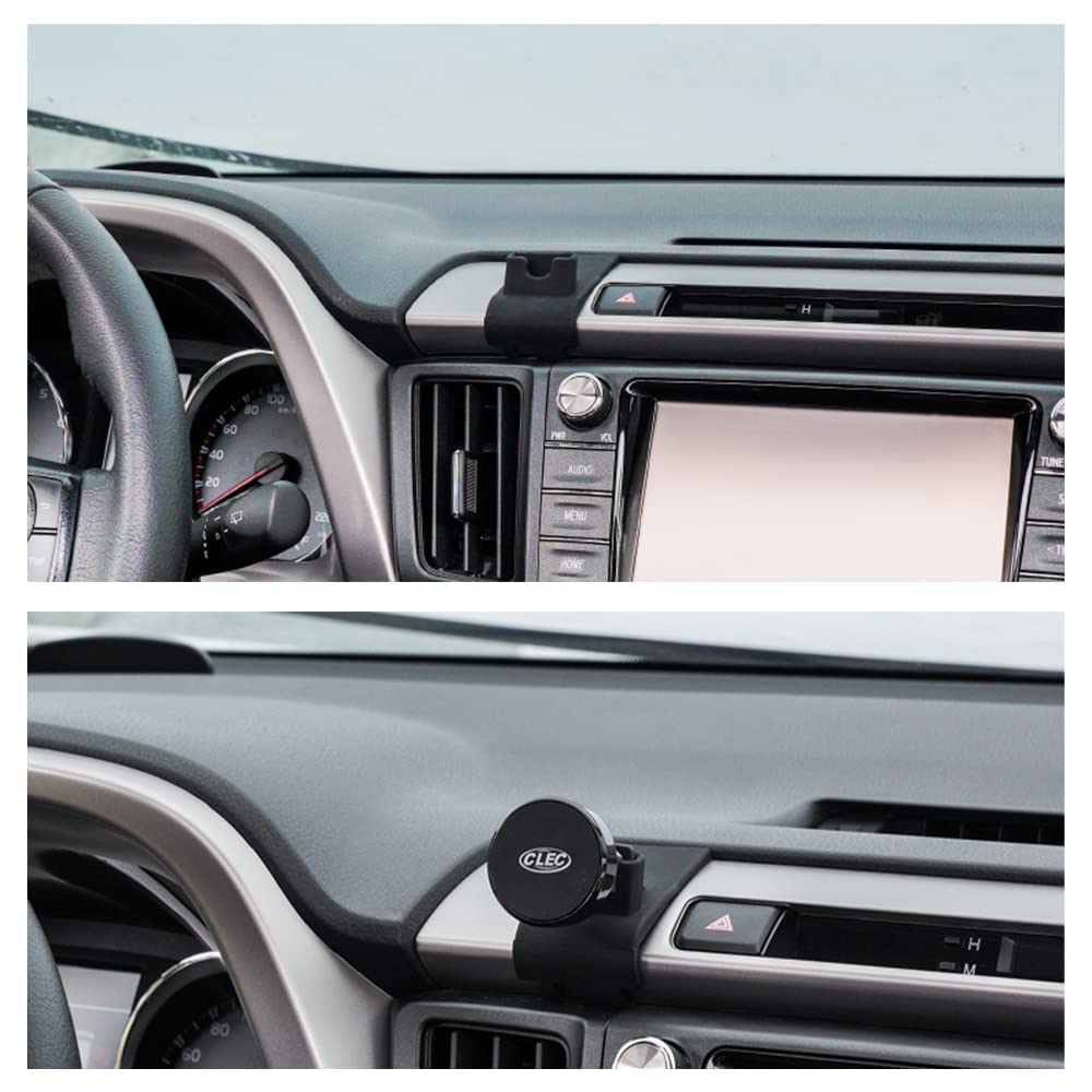KUCOK Soporte Magnético para Teléfono Toyota RAV4 2013-2018, Ajuste Personalizado, Compatible con Teléfonos de 4 a 7 Pulgadas, Montaje en Ventilación de Aire, Rotación de 360°