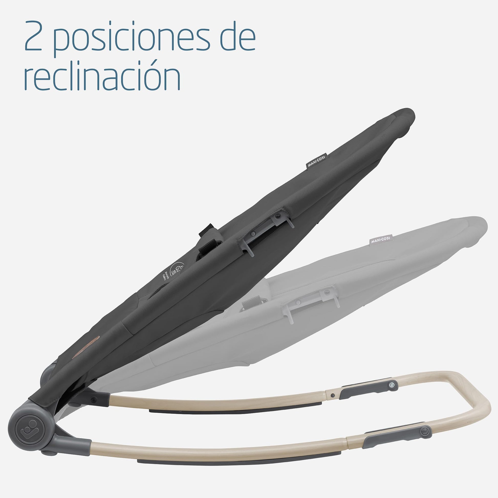 Hamaca Maxi Cosi Graphite Eco con Opción Mecedora para Recién Nacido