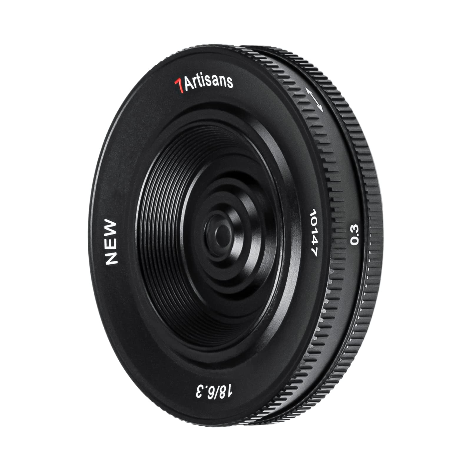 Lente 7artisans Negra Ultrafina APS-C Prime para cámaras Panasonic MFT M4/3 sin Espejo