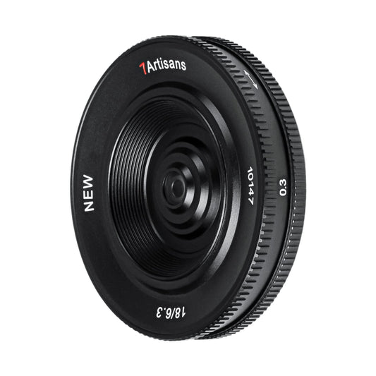 Lente 7artisans Negra Ultrafina APS-C Prime para cámaras Panasonic MFT M4/3 sin Espejo