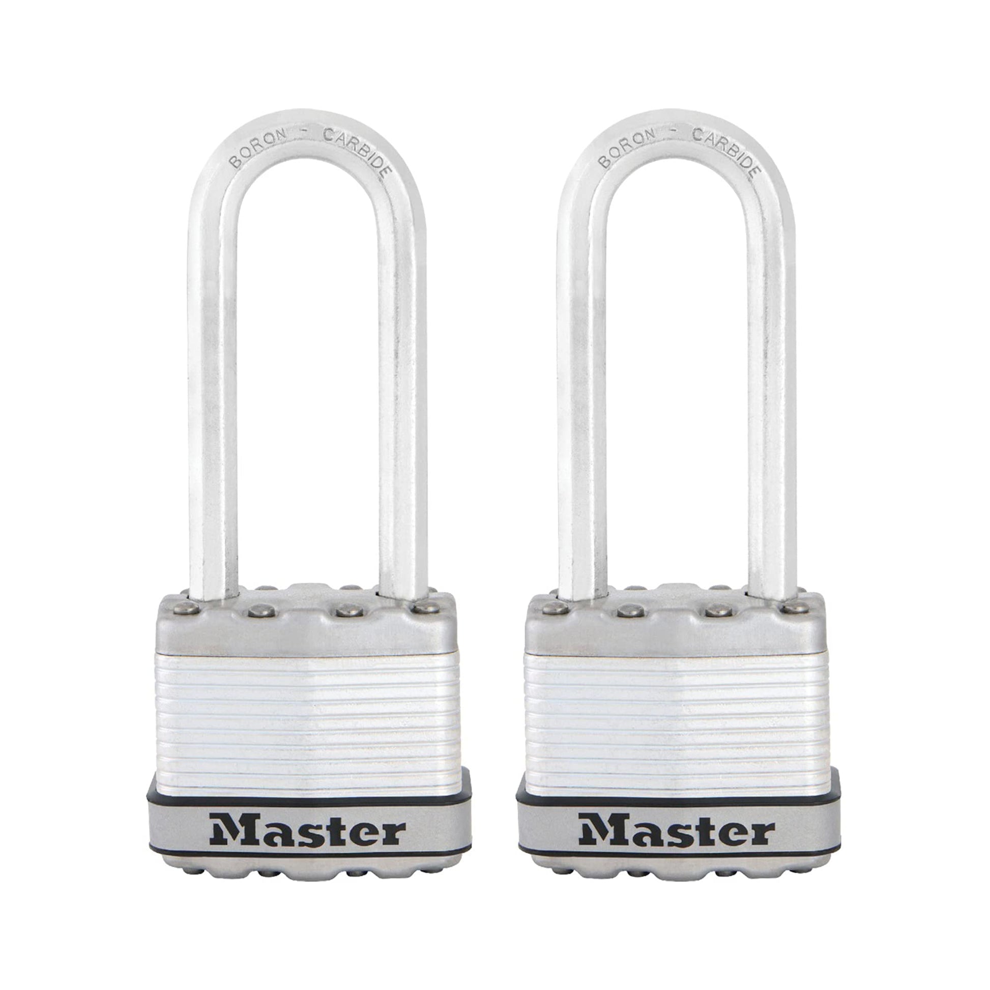Candado Master Lock Acero Laminado Magnum 1-3/4 Pulgadas Llaves Iguales Paquete de 2