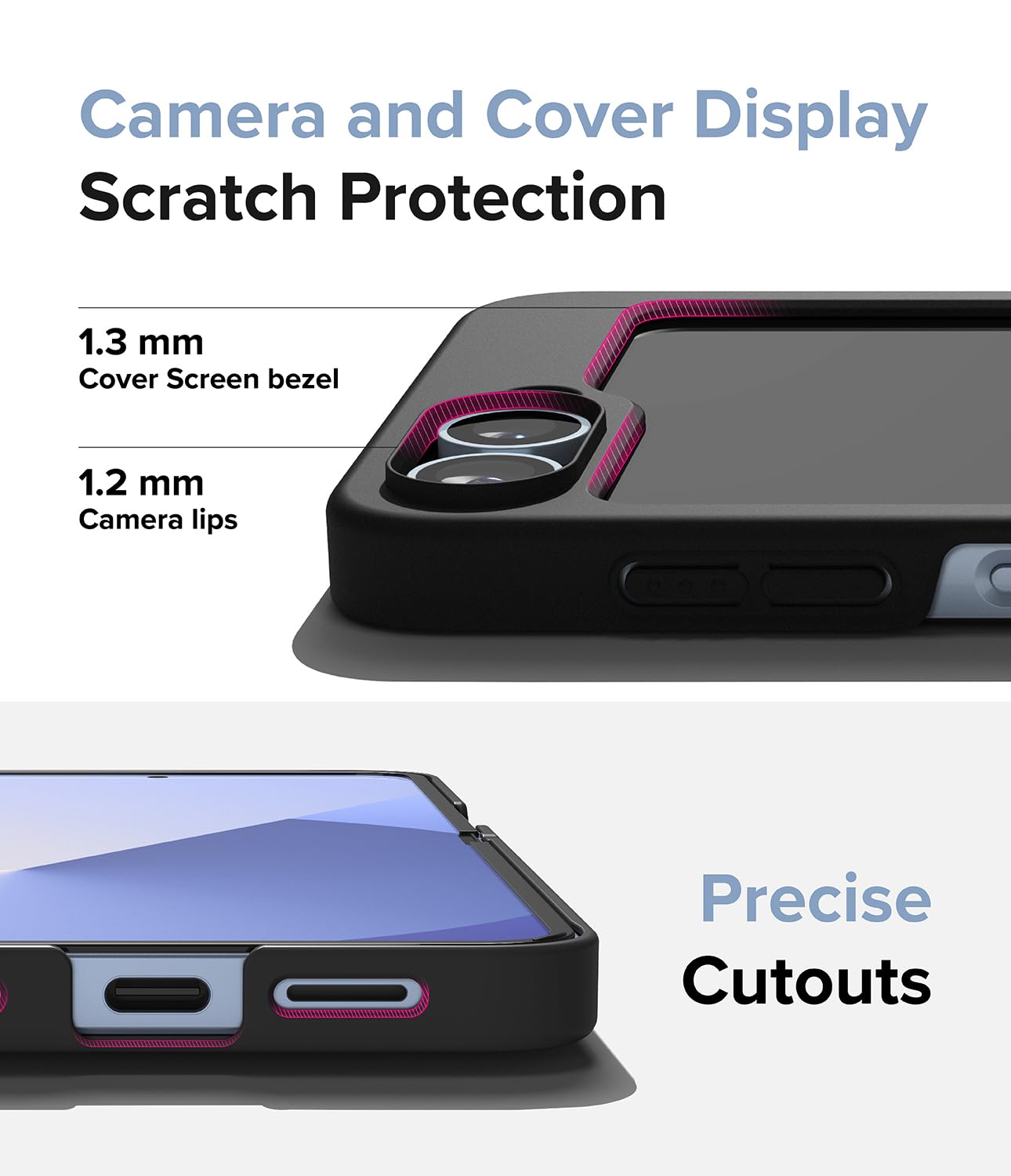 Funda Slim Magnética Ringke Samsung Galaxy Z Flip 7 FE/Z Flip 6 Black Antiamarilleo Compatible con MagSafe