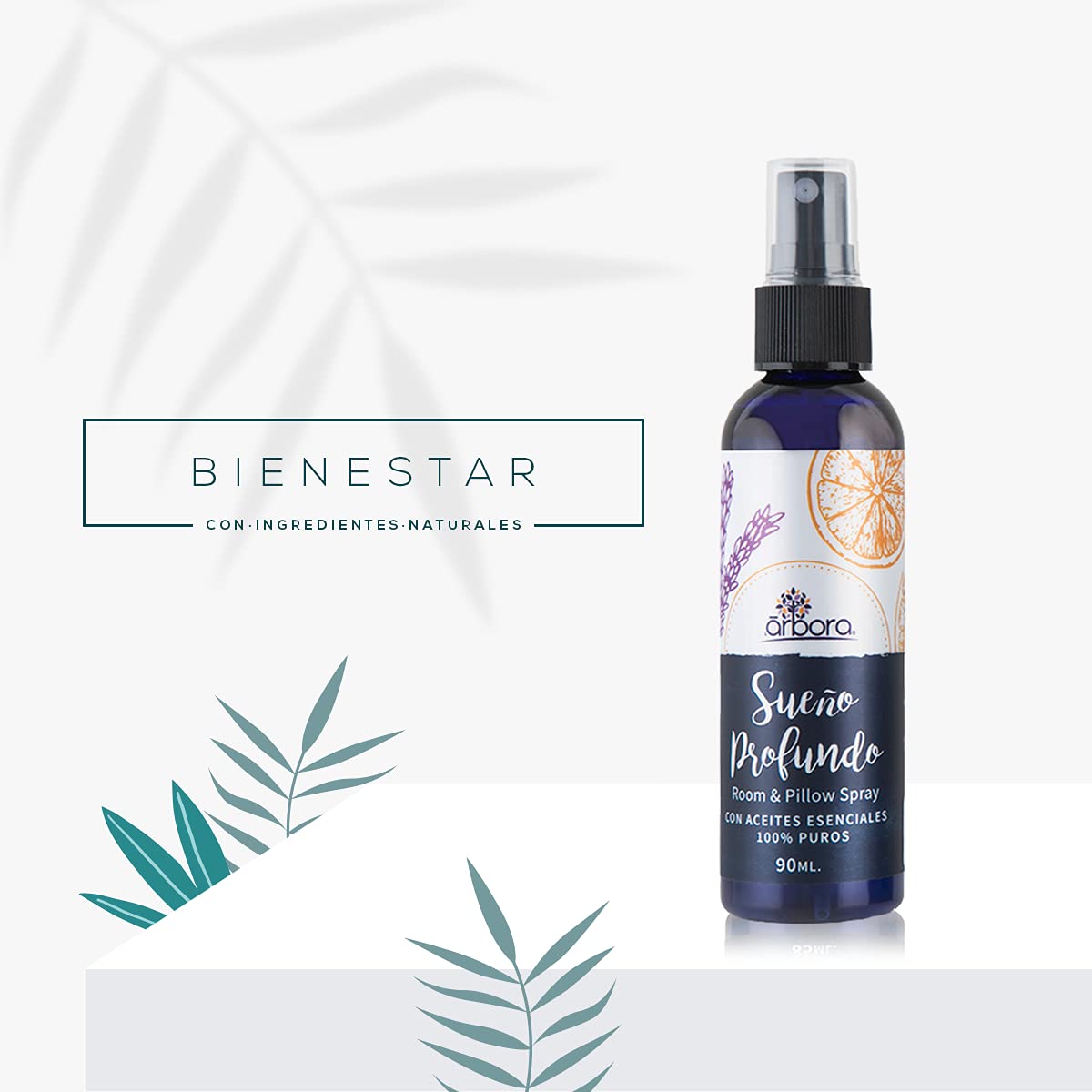 Duo de Sprays Árbora Lavanda y Eucalipto con Aromaterapia para Sueño Profundo