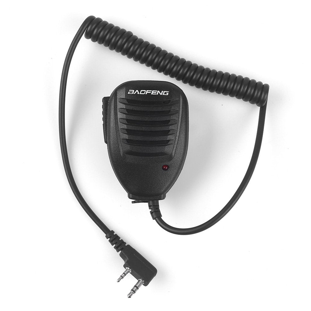 BAOFENG - Micrófono para altavoz BAOFENG UV-5R 5RA 5RB 5RC 5RD 5RE 5REPLUS 3R+ 5R EX, 5RX3, negro