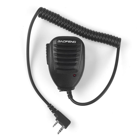 BAOFENG - Micrófono para altavoz BAOFENG UV-5R 5RA 5RB 5RC 5RD 5RE 5REPLUS 3R+ 5R EX, 5RX3, negro
