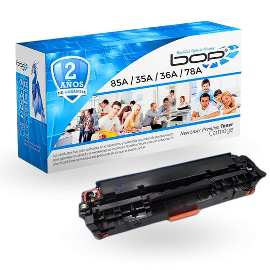 Tóner Genérico Compatible HP LaserJet Negro con 2 Años de Garantía