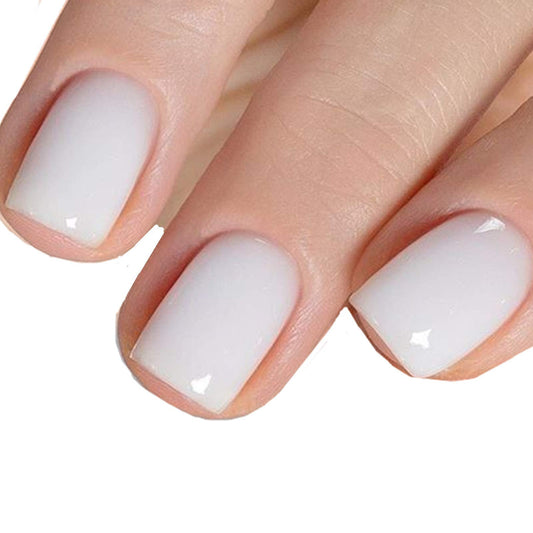 MEMEDA Esmalte de gel para uñas, Milky White, 7.4 ml