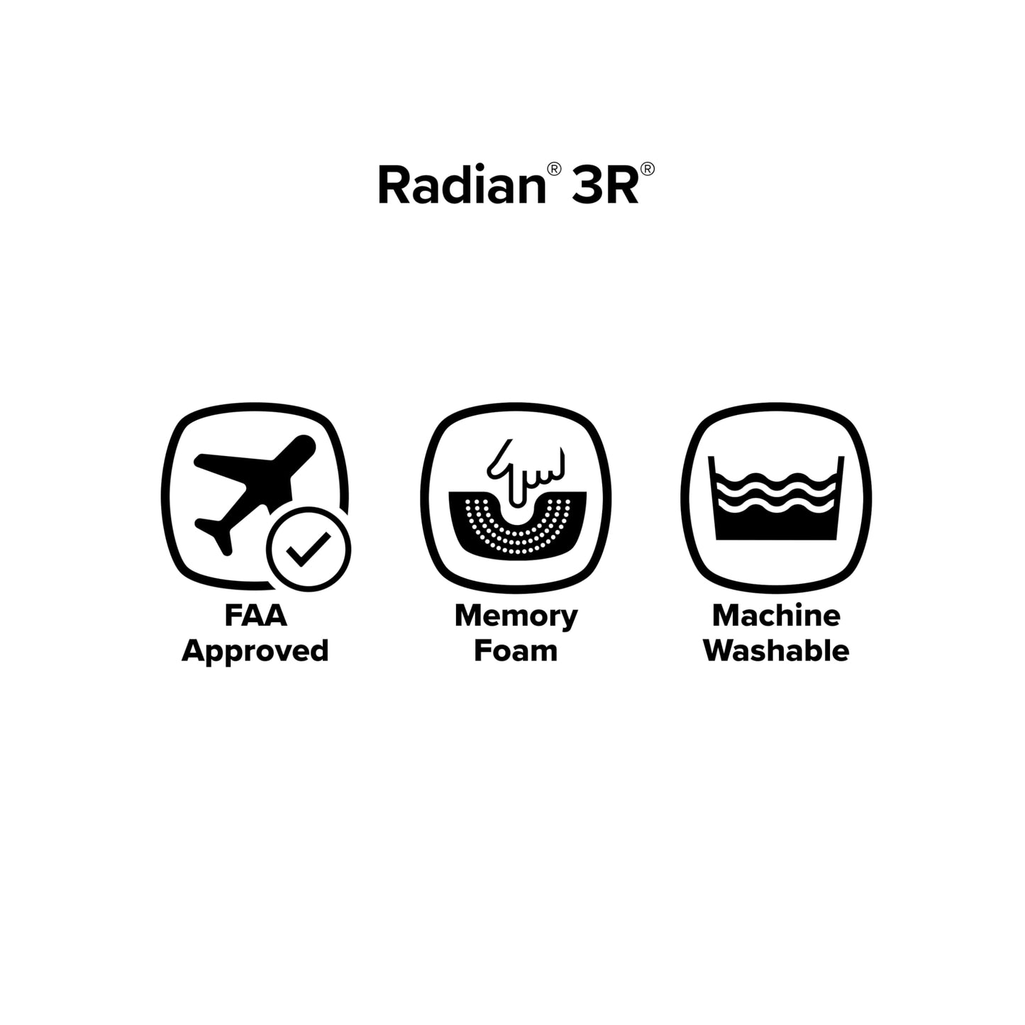 Diono Radian 3R, asiento de coche convertible 3 en 1, orientado trasero y orientado hacia adelante, asiento de coche de 10 años, ajuste delgado de 3 pulgadas, flor rosa