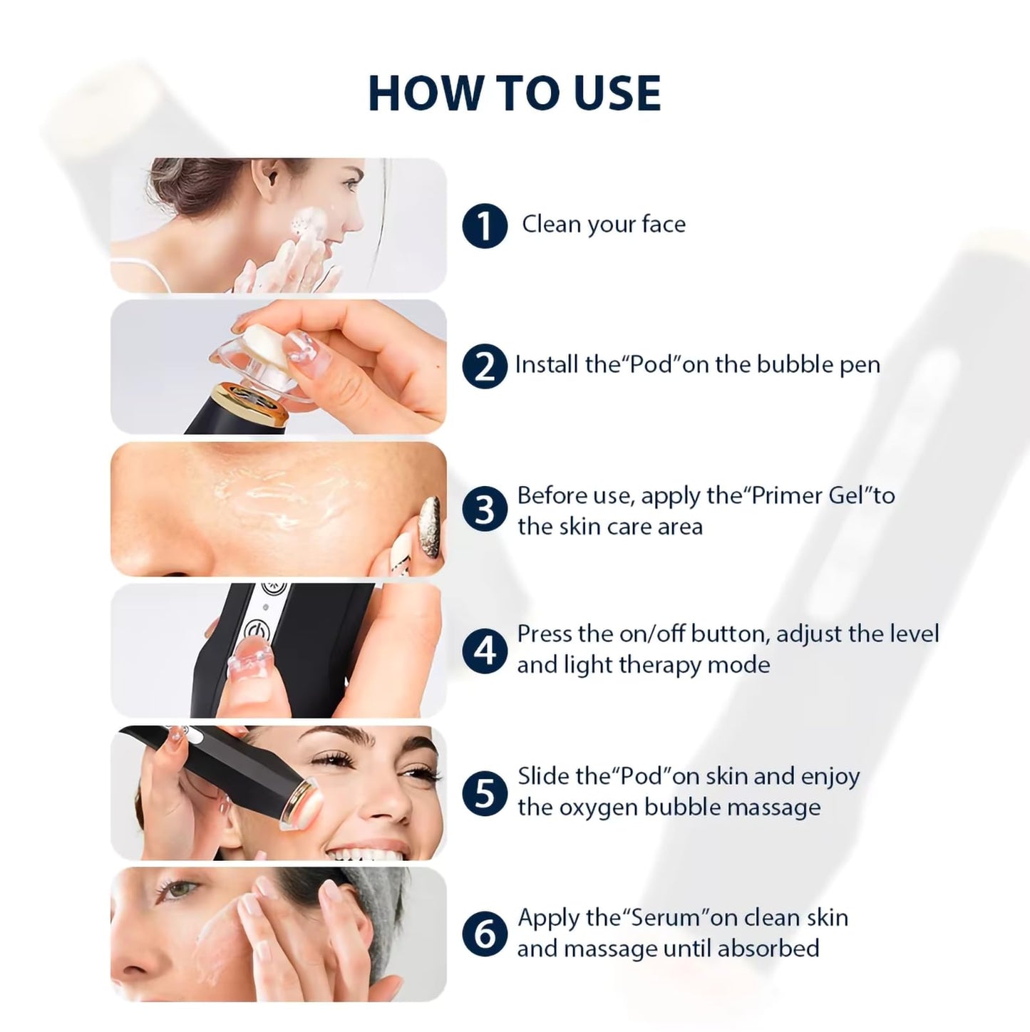 YMEYFAN- Contiene 7 tipos de cajas de esencias: Illuminate, Glam, Revive, Balance, Hydrate, Detox, Retouch. Cada caja tiene diferentes efectos. Beneficiosa para todo tipo de piel.