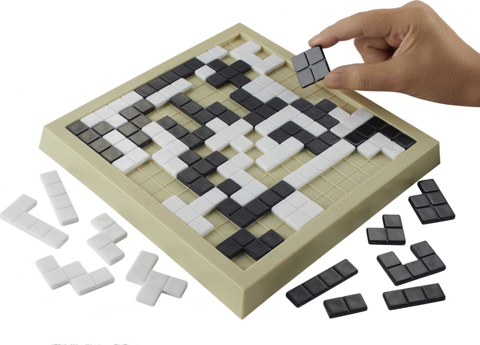 Juego de Mesa Blokus Duo Mattel Games Blanco Negro Estrategia para Niños y Adultos
