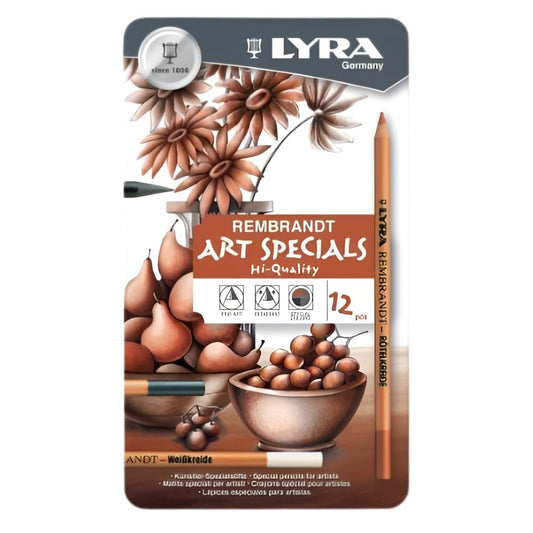 LYRA Rembrandt Art Specials Pencils, Set of 12, Assorted Colors (2001123)