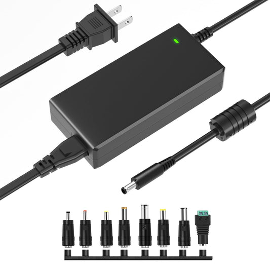 TKDY - Cable de Fuente de alimentación para Monitor de 12 V 5A, Adaptador de Corriente alterna de 12 V, 5A, 4A, 3A CC, Compatible con Monitor LCD de 12 V CC, cámaras de Seguridad CCTV CCTV, Tira de