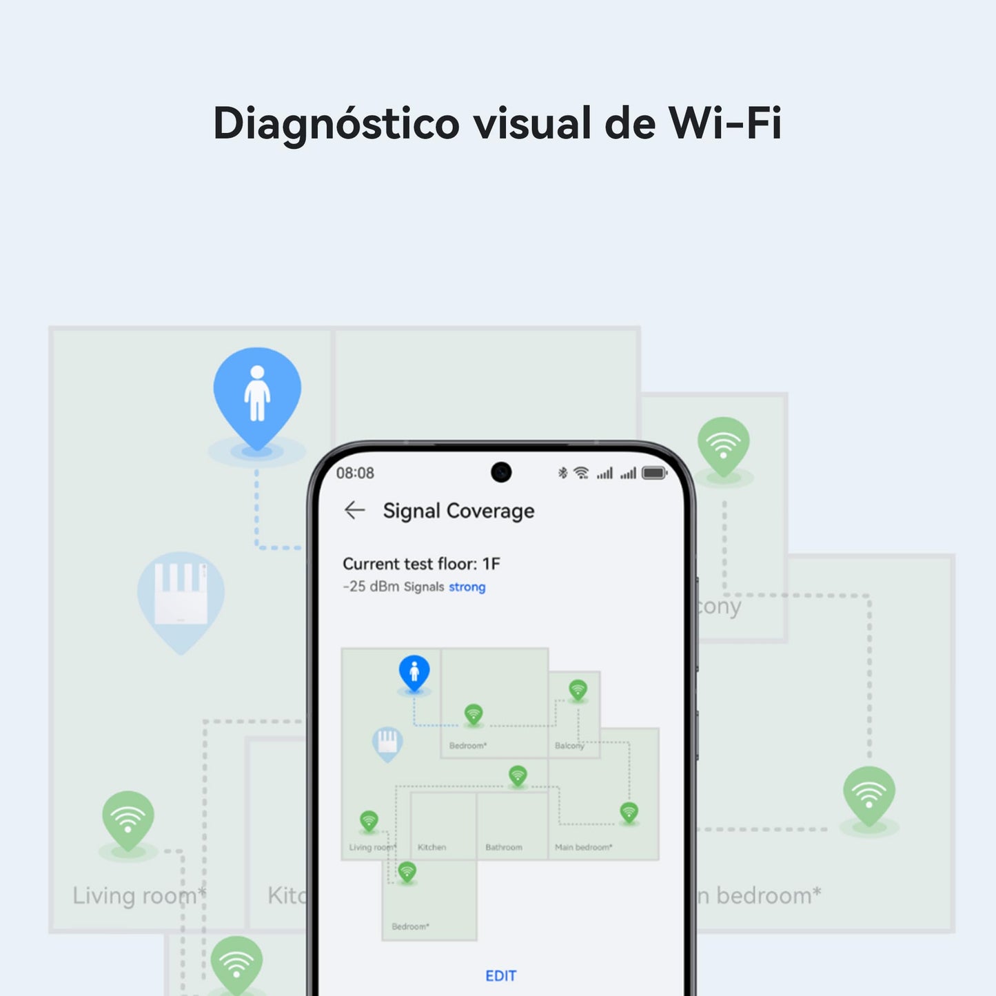 Huawei Router WiFi 7 BE3 3600Mbps, Velocidades ultrarrápidas, Puerto Ethernet 2.5G, EasySetting, Diagnóstico Visual de Wi-Fi, Control Parental, HomeSec
