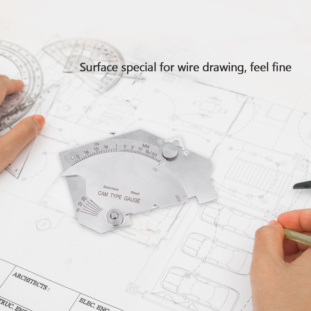 Calibre de Soldadura MG-8 Superficies Soldadas Costura Inferior para Medición Precisa