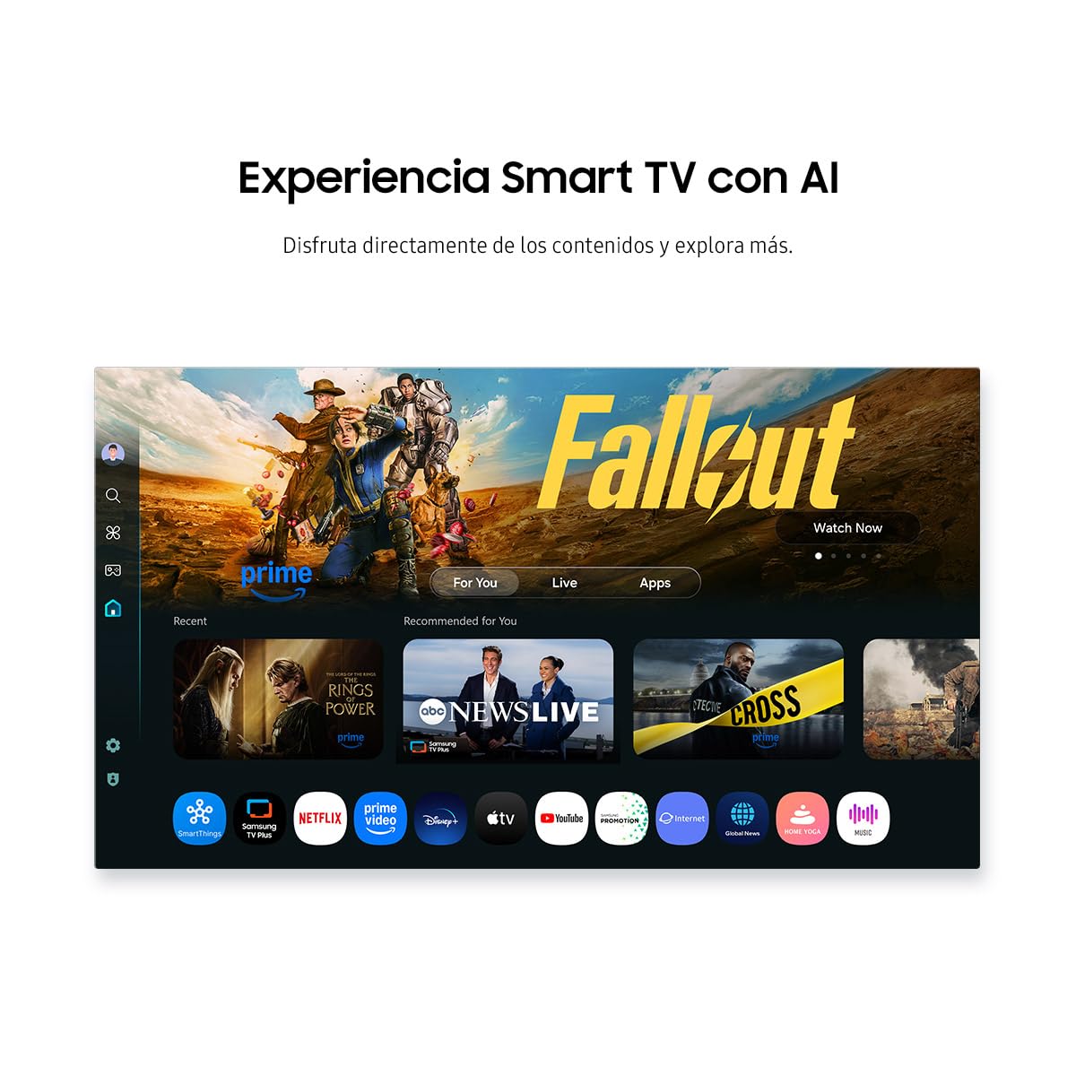 Samsung 32" Smart Monitor M80F 4K AI, Smart TV Apps, Conversión 4K AI, Optimizador de imágenes, Knox Security LS32FM801ULXZX