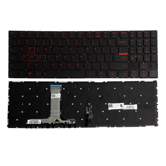 Teclado de Repuesto Lenovo Legion Rojo Negro Retroiluminado
