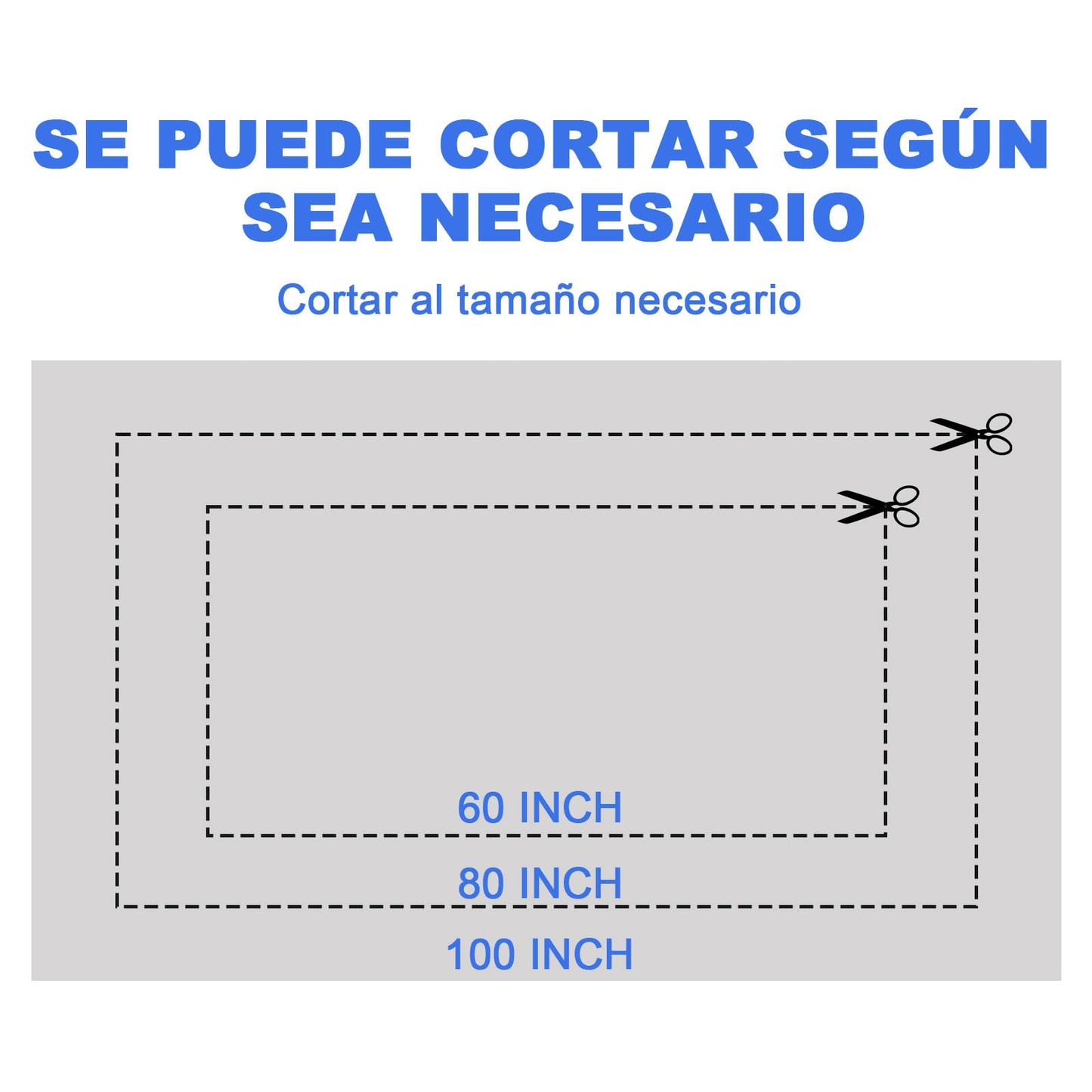 OCCULO Pantalla Proyección, Pantalla Gris para Proyector, 100 Pulgadas, Plegable y Anti-luz, Alto Contraste, Restauración Precisa del Color, para Fiesta, Cine en Casa, Juegos y Oficina