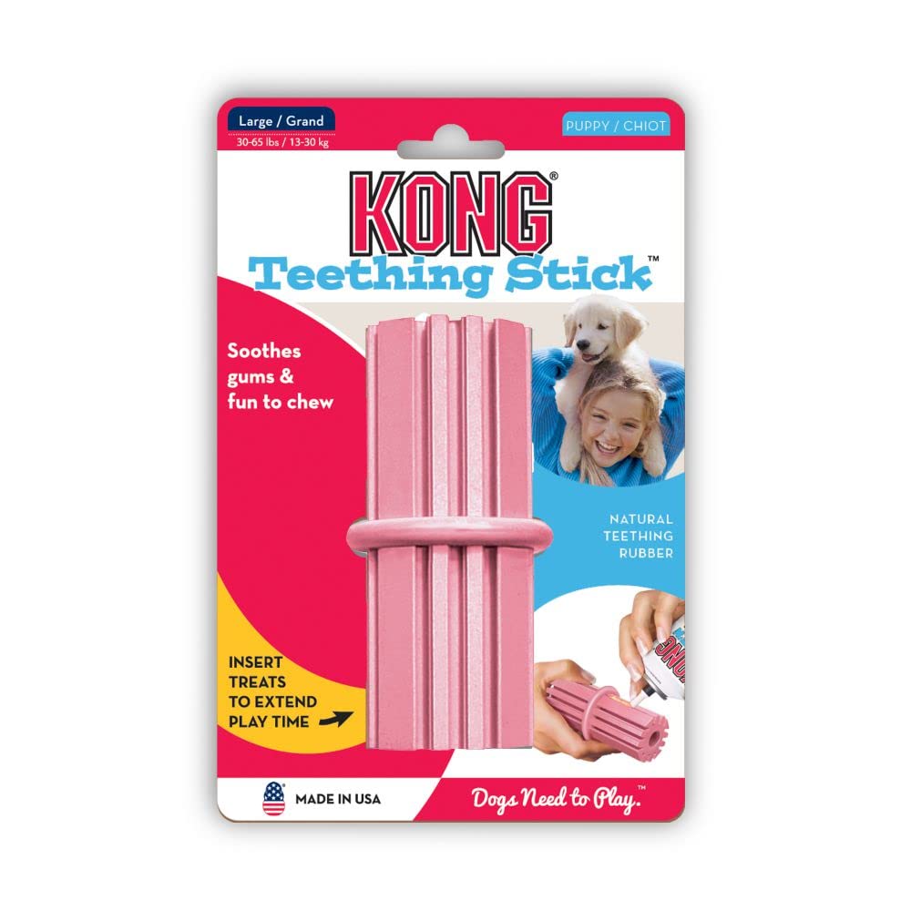 Kong Juguete en Forma de Barra para Cachorros en Dentición, grande, colores surtidos