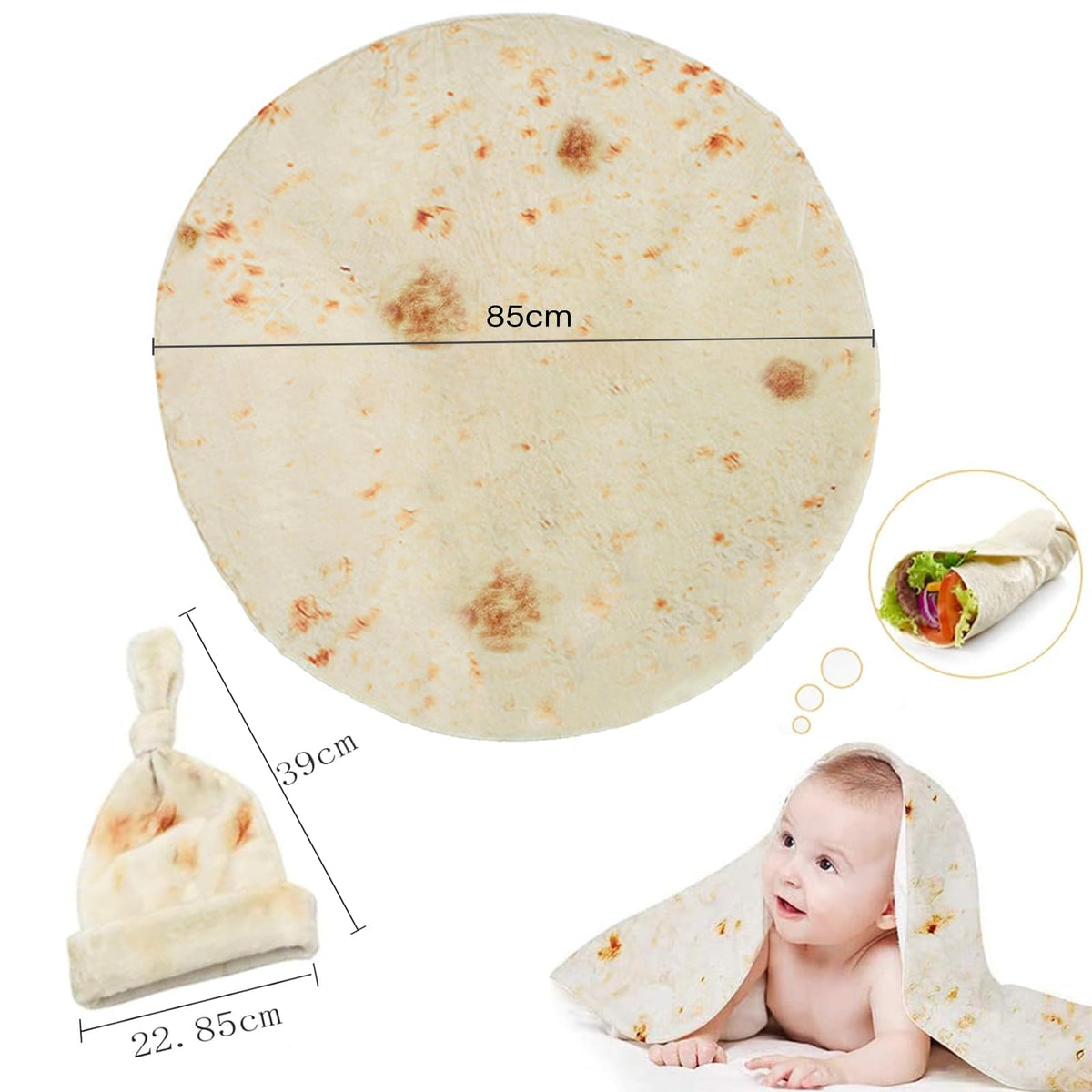 LCNBNM Cobija de Bebé,Manta de Fondo Fotográfica,Manta Ducha Seguridad De Franela de Tortilla Mexicana Suave y Antiarrugas para Bebé Recien Nacido,Apto para bebés de 1 a 12 Meses