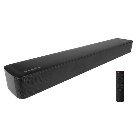 Barra de Sonido Westinghouse negra con Dolby Atmos y Digital Plus, Sistema de Sonido Envolvente para Smart TV de 120 W