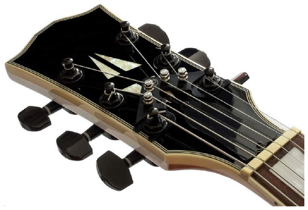The String Butler V3 Standard (negro y plateado) - Mejor actualización de guitarra para mejorar la estabilidad de afinación