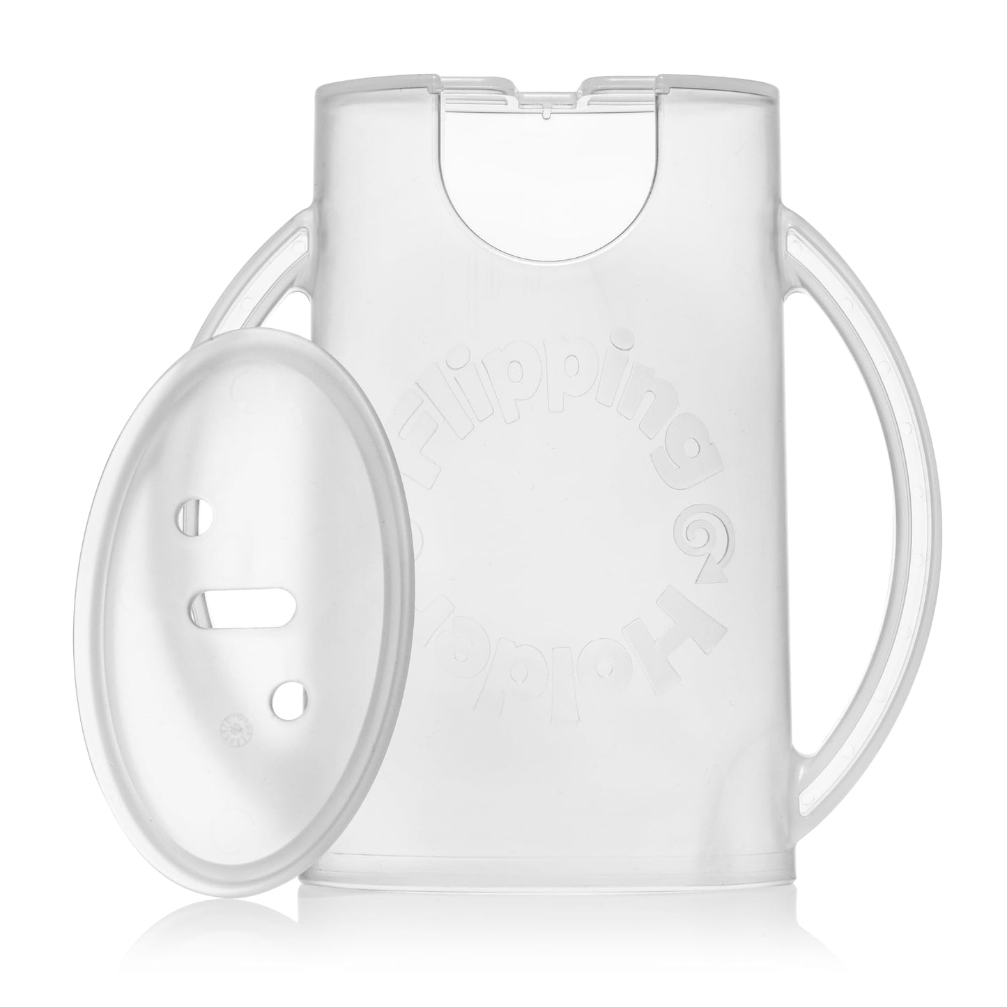 The Flipping Holder, a mess-free food pouch and juice box holder for babies, toddlers, and kids (Snow White) by Flipping Holder