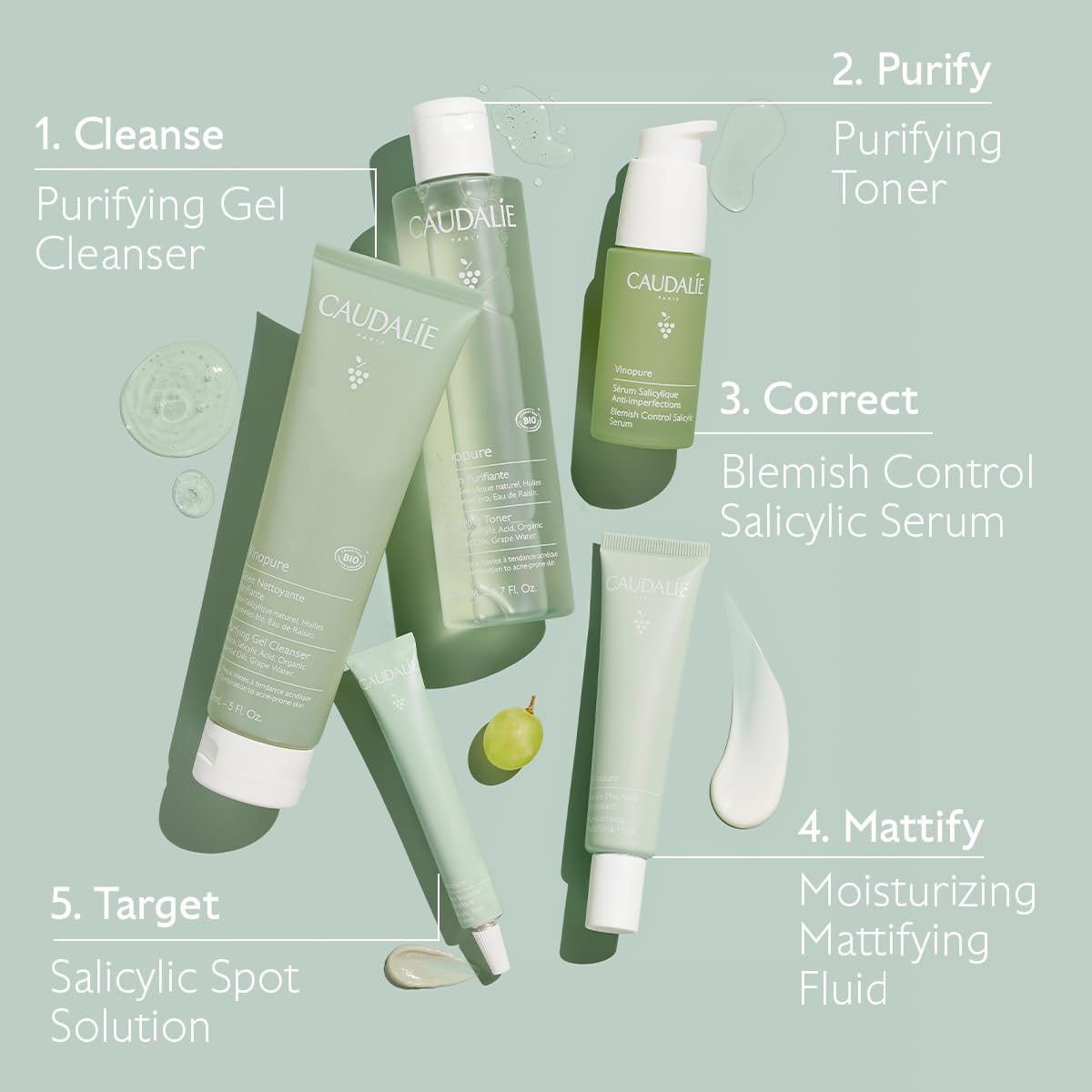 Caudalie Vinopure Sérum 30 ml