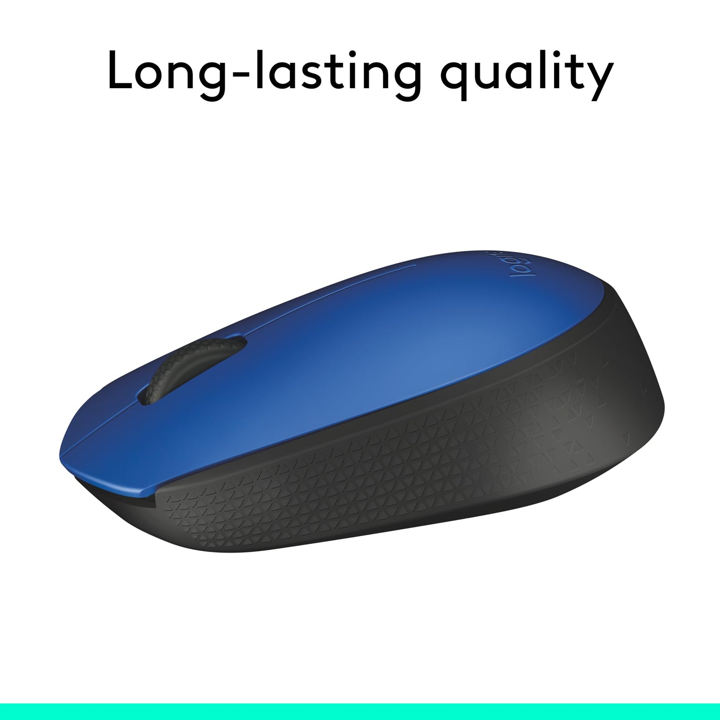 Logitech M170 Mouse Inalámbrico, con tecnología 2,4 GHZ, batería de hasta 12 Meses con modo ahorro, Receptor USB, Cursor y Desplazamiento Preciso, Compatible con Windows, Mac y Chrome - Azul